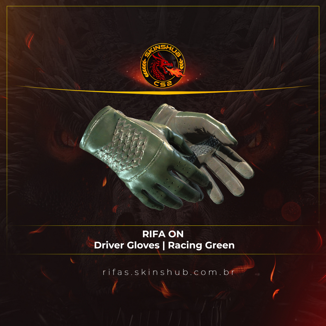  Driver Gloves | Racing Green
